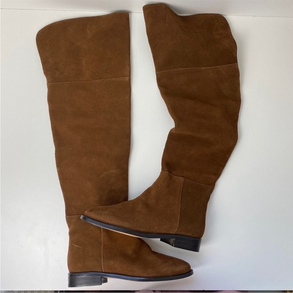 Jcrew over the knee beautiful brown suede boots NEW - Picture 6 of 8